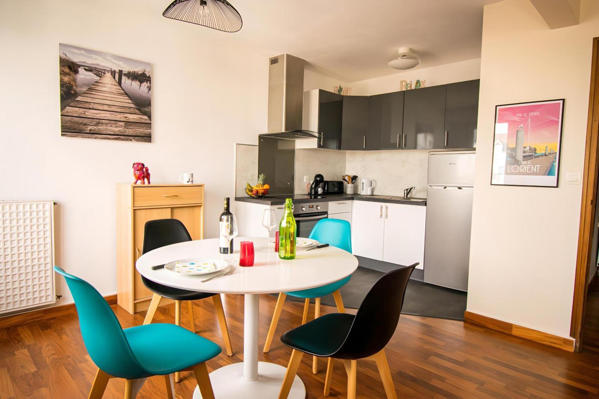 Grand Studio Avec Parking A 10 Minutes Des Plages Лор'ян Екстер'єр фото